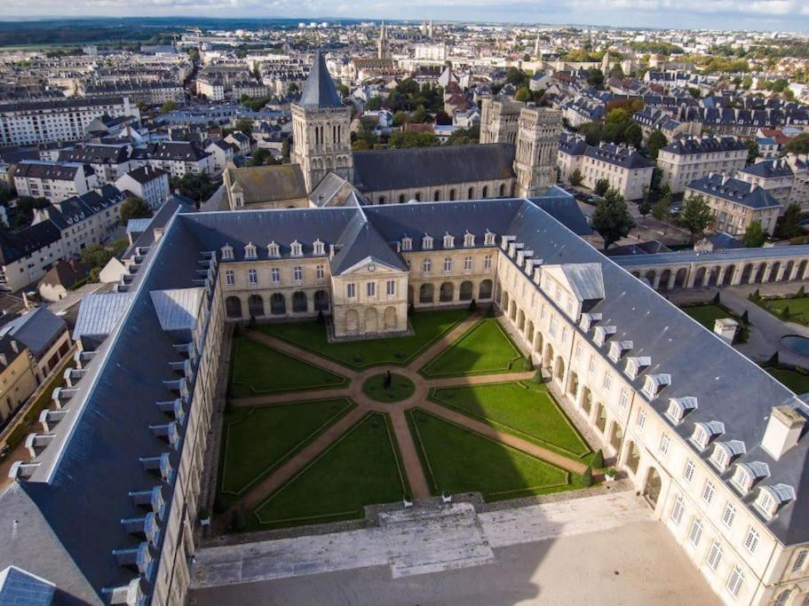 Appart 90M2 Lumineux, Centre, Vue Eglise Penchee Caen Extérieur photo