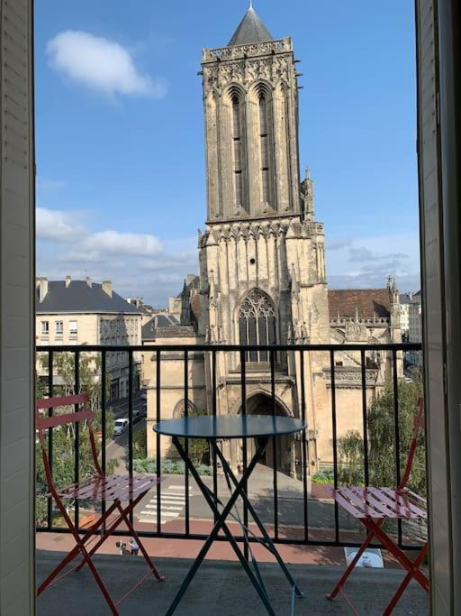 Appart 90M2 Lumineux, Centre, Vue Eglise Penchee Caen Extérieur photo