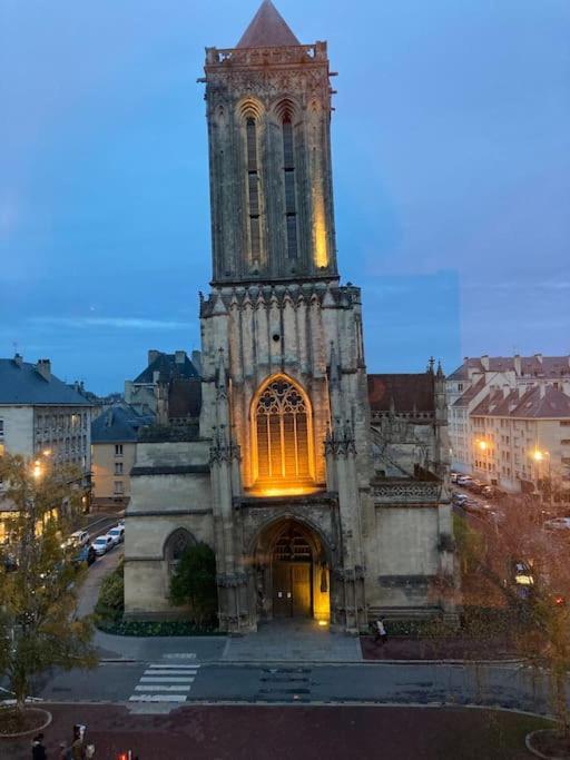 Appart 90M2 Lumineux, Centre, Vue Eglise Penchee Caen Extérieur photo